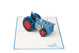 Vintage Tractor Pop Up Card